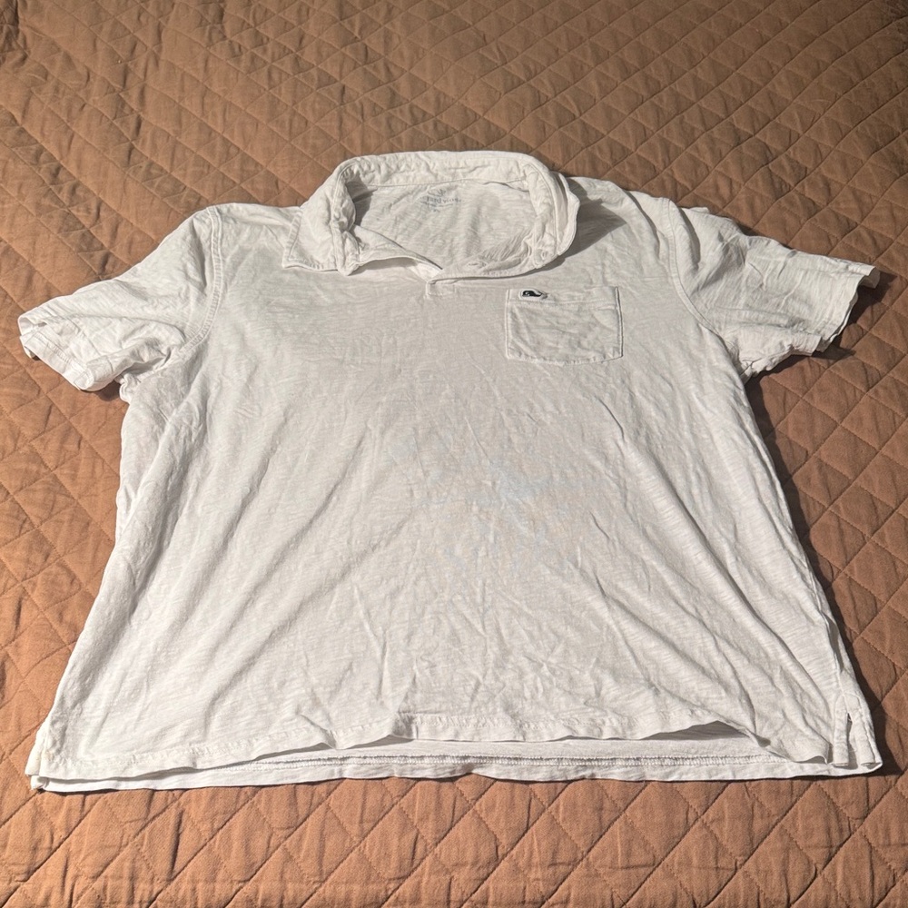Vineyard Vines Classic White Polo Shirt